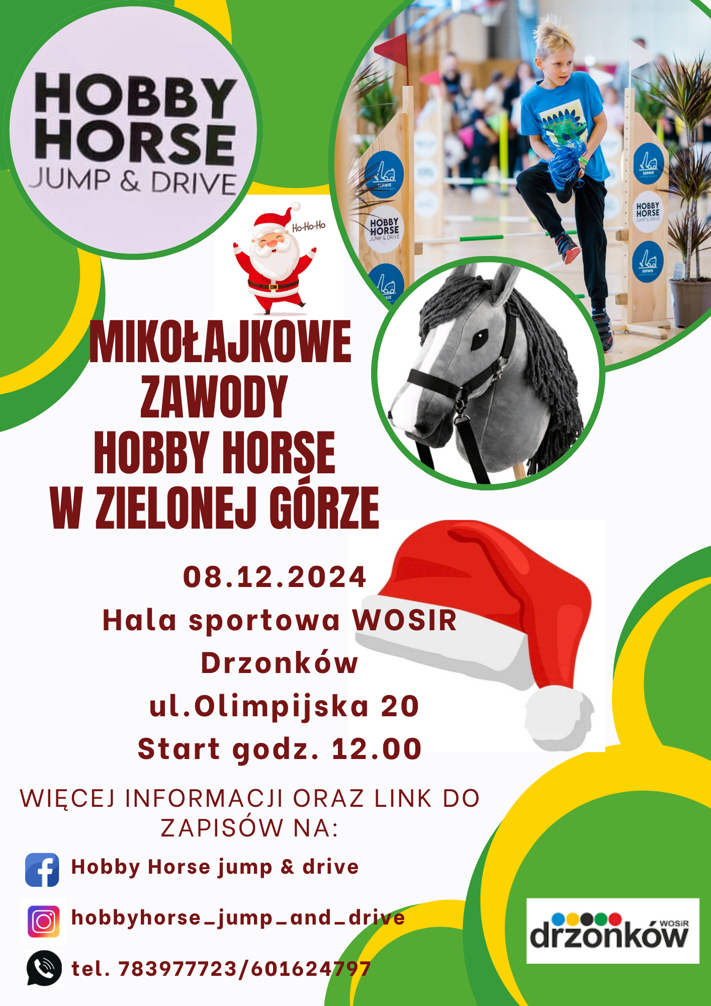Hobby horse2 Plakat imprezy w Drzonkowie