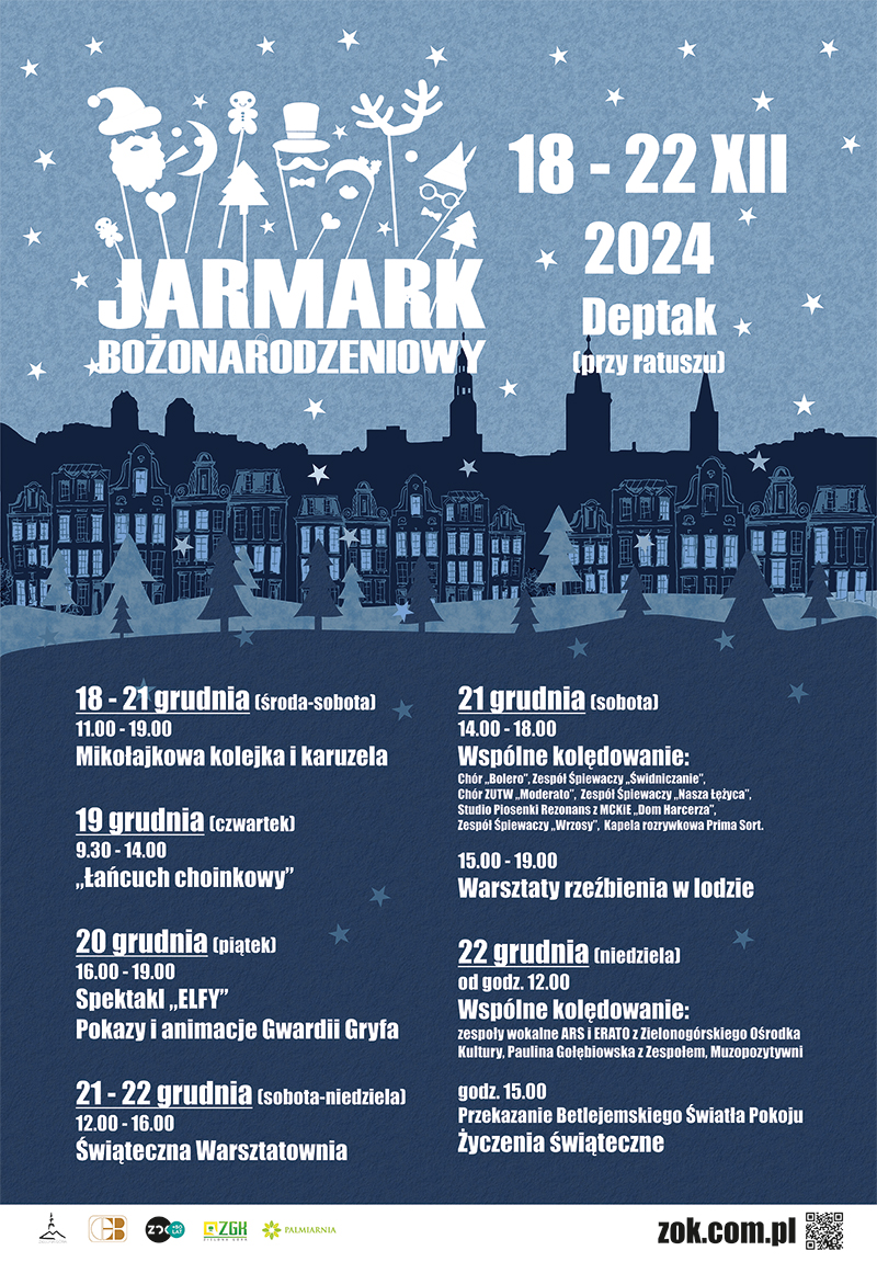 jarmark Plakat Jarmarku Bożonarodzeniowego