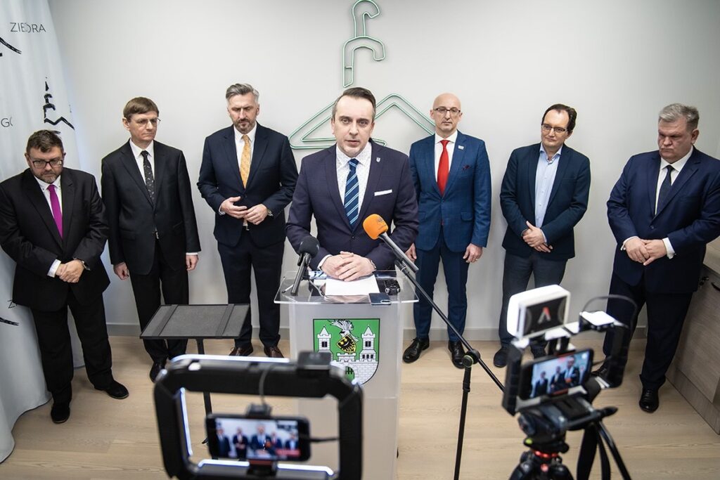 Polsa1 Konferencja prasowa poświęcona współpracy z Zielonej Góry z POLSA