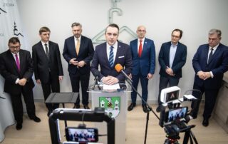 Konferencja prasowa poświęcona współpracy z Zielonej Góry z POLSA