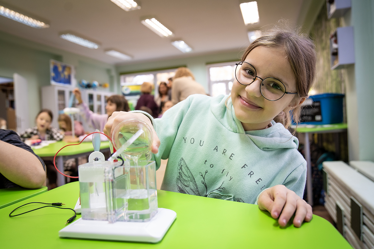warsztaty 2 Warsztaty z uczniami w ramach kampanii "Energia drzemiąca w naturze"