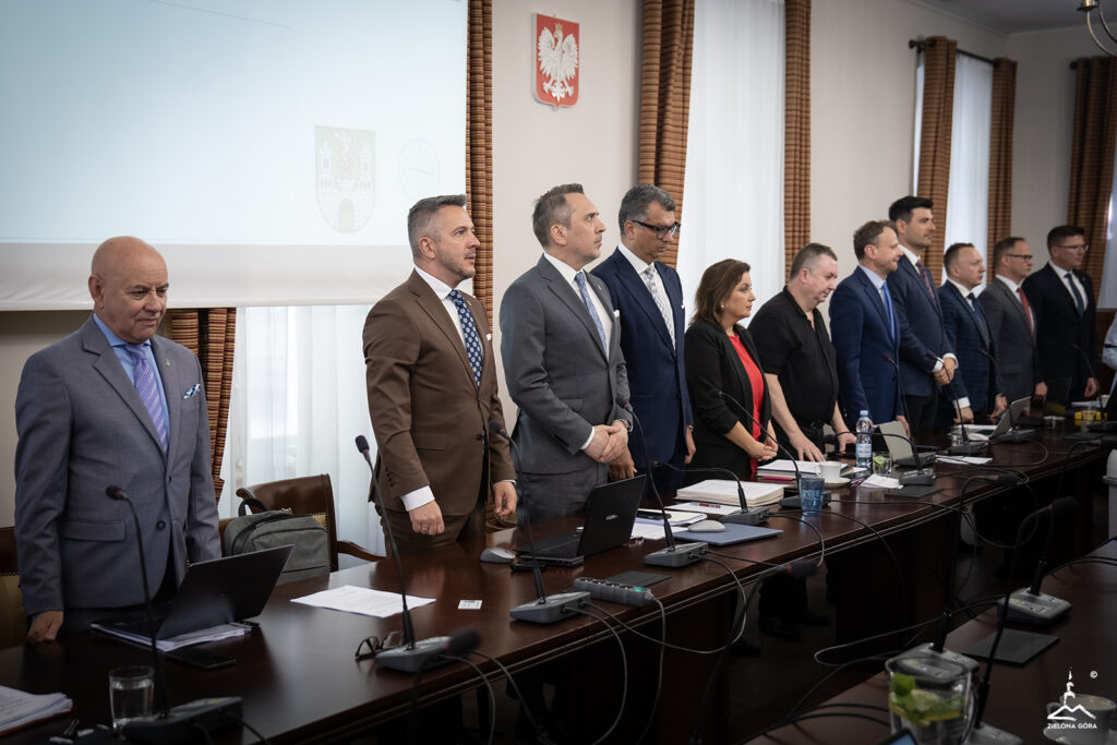 Sesja rady miasta w zielonogórskim ratuszu
