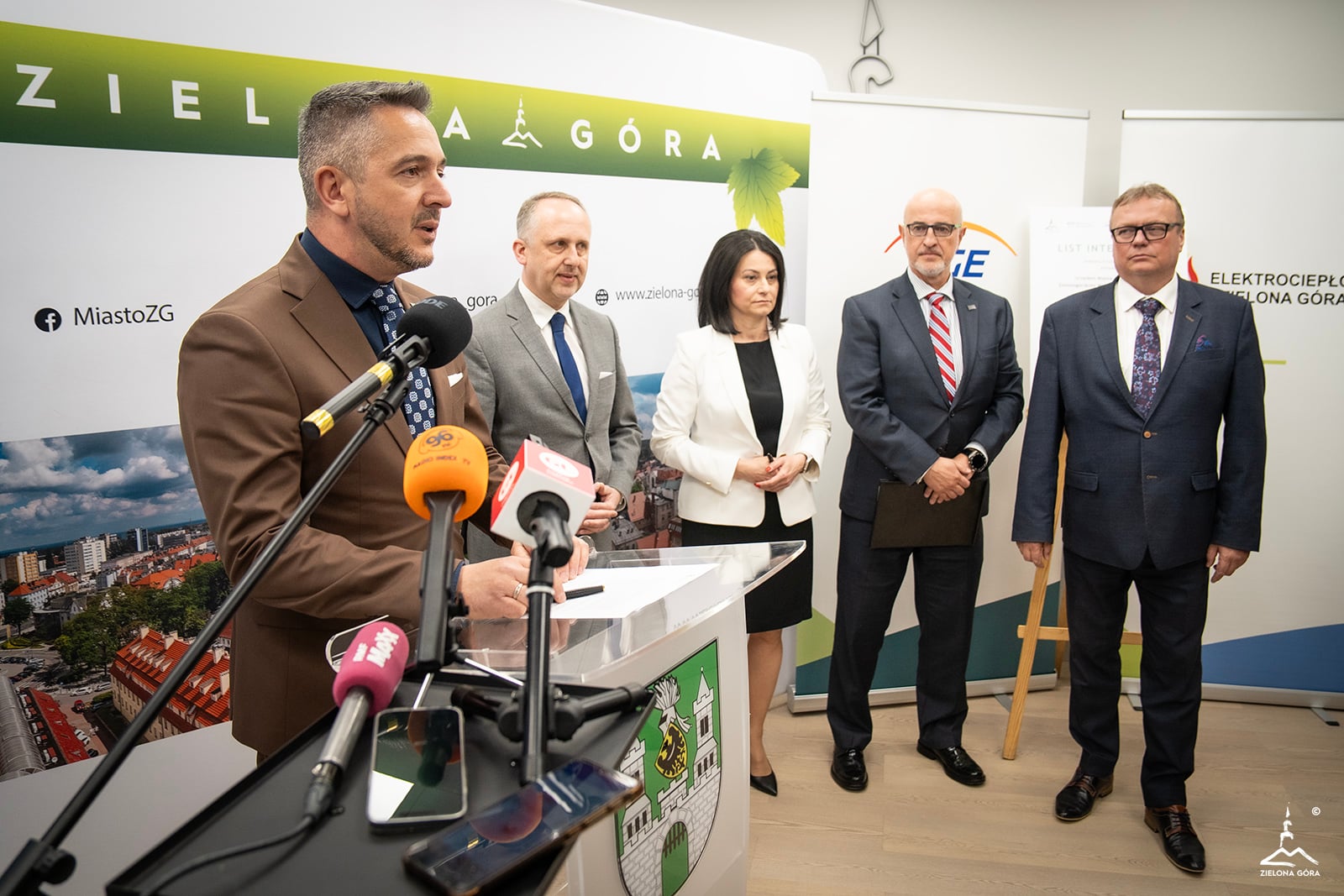 Podpisanie listu intencyjnego między Zieloną Górą a PGE Energia Ciepła.