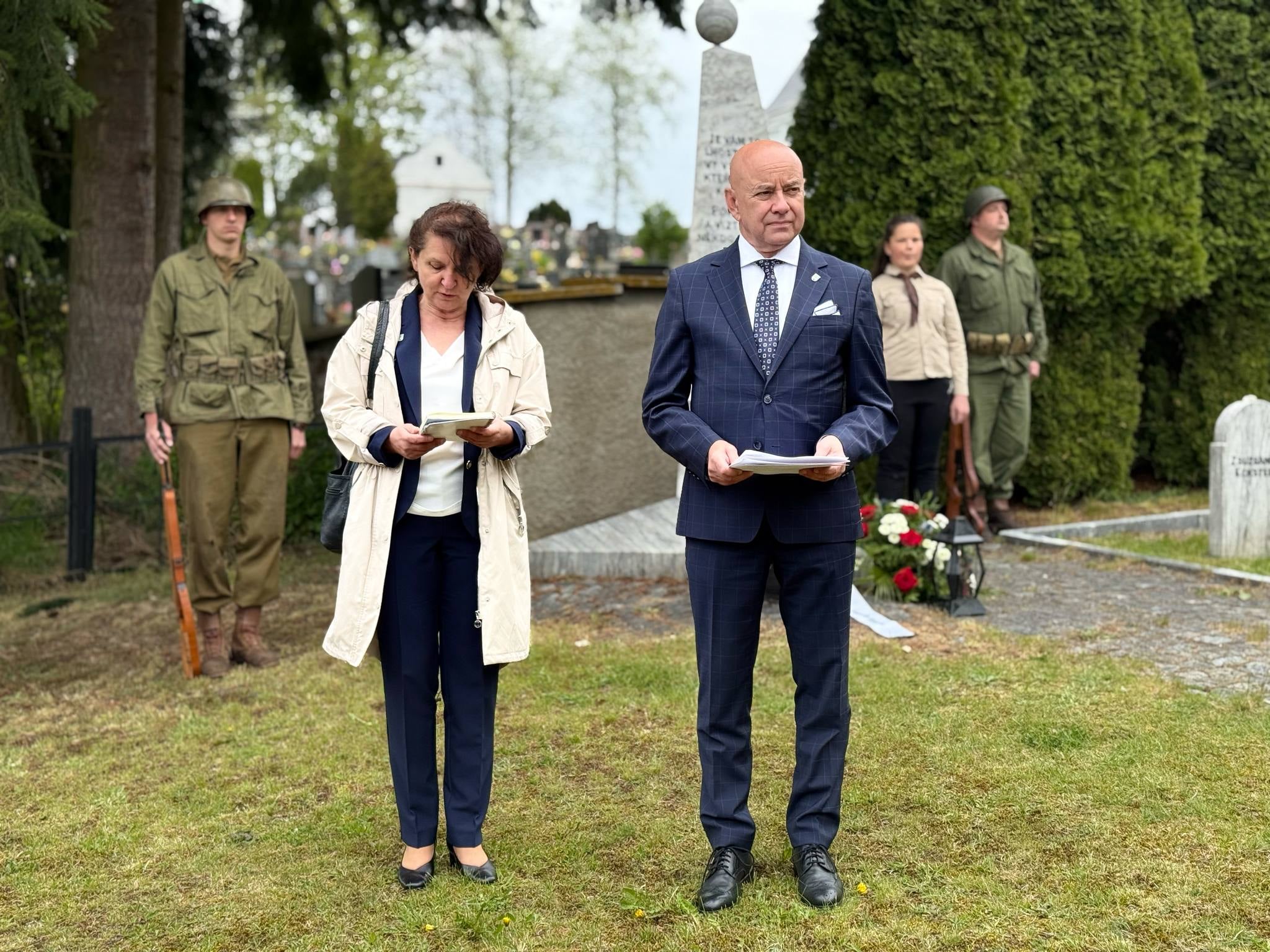 W Volarach na południu Czech odbyły się uroczystości w związku z 80. rocznicą zakończenia tragicznego Marszu Śmierci.