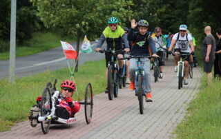 Na Lubuskie Święto Roweru z ogrodu botanicznego wyruszyło niemal 200 uczestników