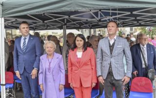 Prezydent Marcin Pabierowski uczestniczył w uroczystościach 80. rocznicy powrotu Zielonej Góry do Macierzy.
