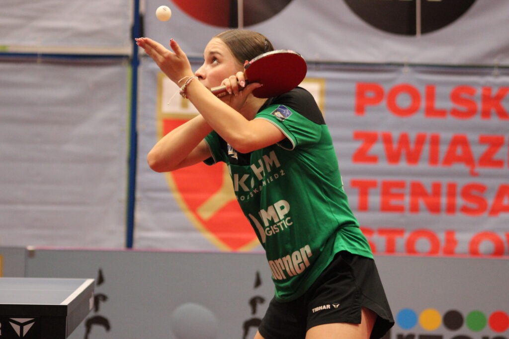 12 – TENIS STOLOWY Maja Zarzycka i wraz z koleżankami grę w ekstraklasie ma wykorzystać do zebrania doświadczenia