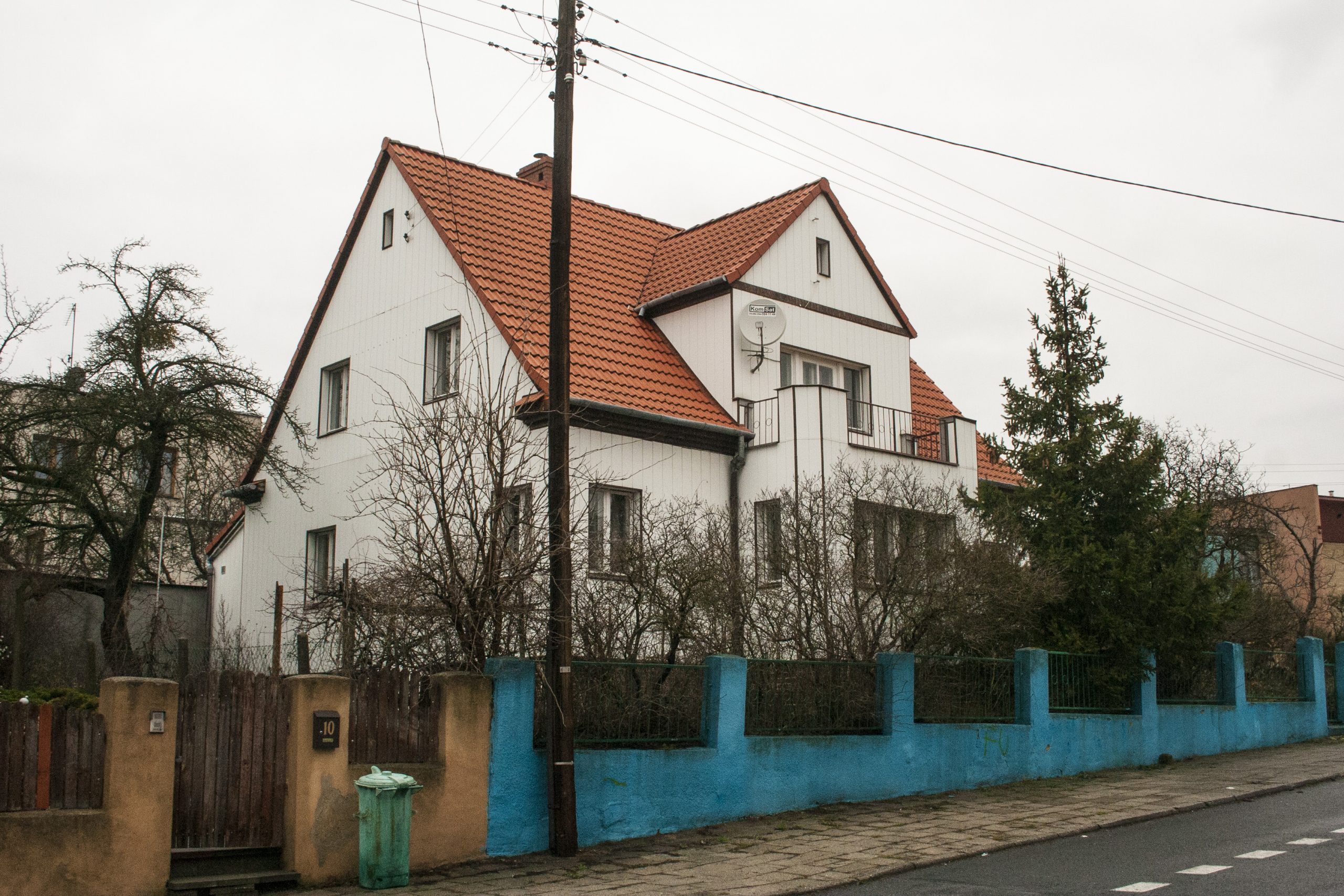 Dom Grzegorza Zarugiewicza na skrzyżowaniu ul. Ceglanej i Zarugiewicza w Zielonej Górze