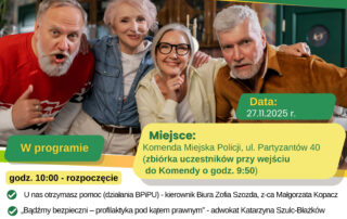 Świadomy senior, bezpieczny senior.