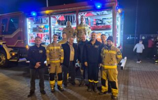 Samochód strażaków OSP Jarogniewice.