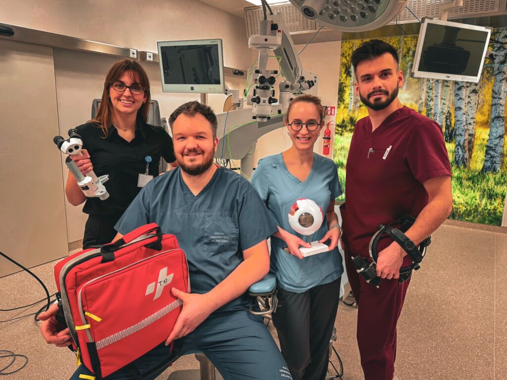 Biorą rogówkę i ratują wzrok.