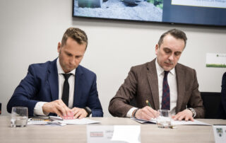 Podpisanie umowy z firmą Strabag na trzeci etap obwodnicy zachodniej.